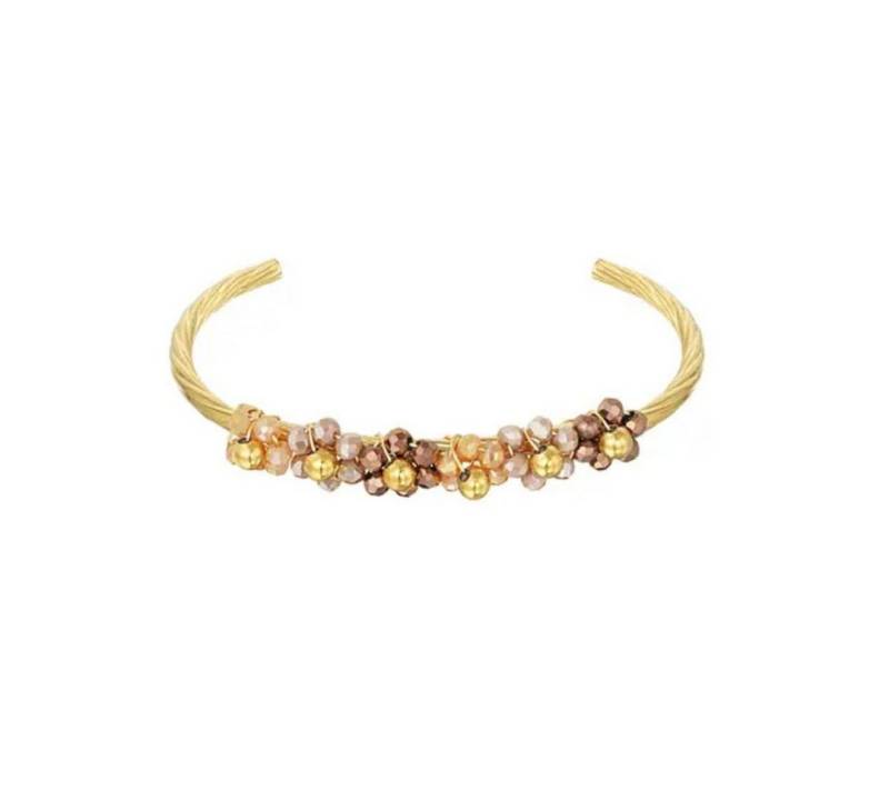 suebidou Armband Damen Armreifen offen 'Bloom' beige von suebidou