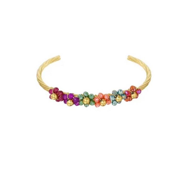 suebidou Armband Damen Armreifen offen 'Bloom' multicolor suebidou Armband Damen Armreifen offen 'Bloom' multicolor von suebidou