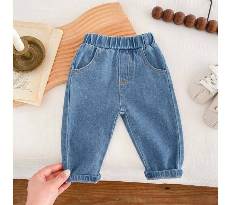 suebidou Bequeme Jeans Bequeme Jeans Hose mit elastischem Bund Loose für Kinder elastischer Bund, 2 seitliche Einstecktasche von suebidou