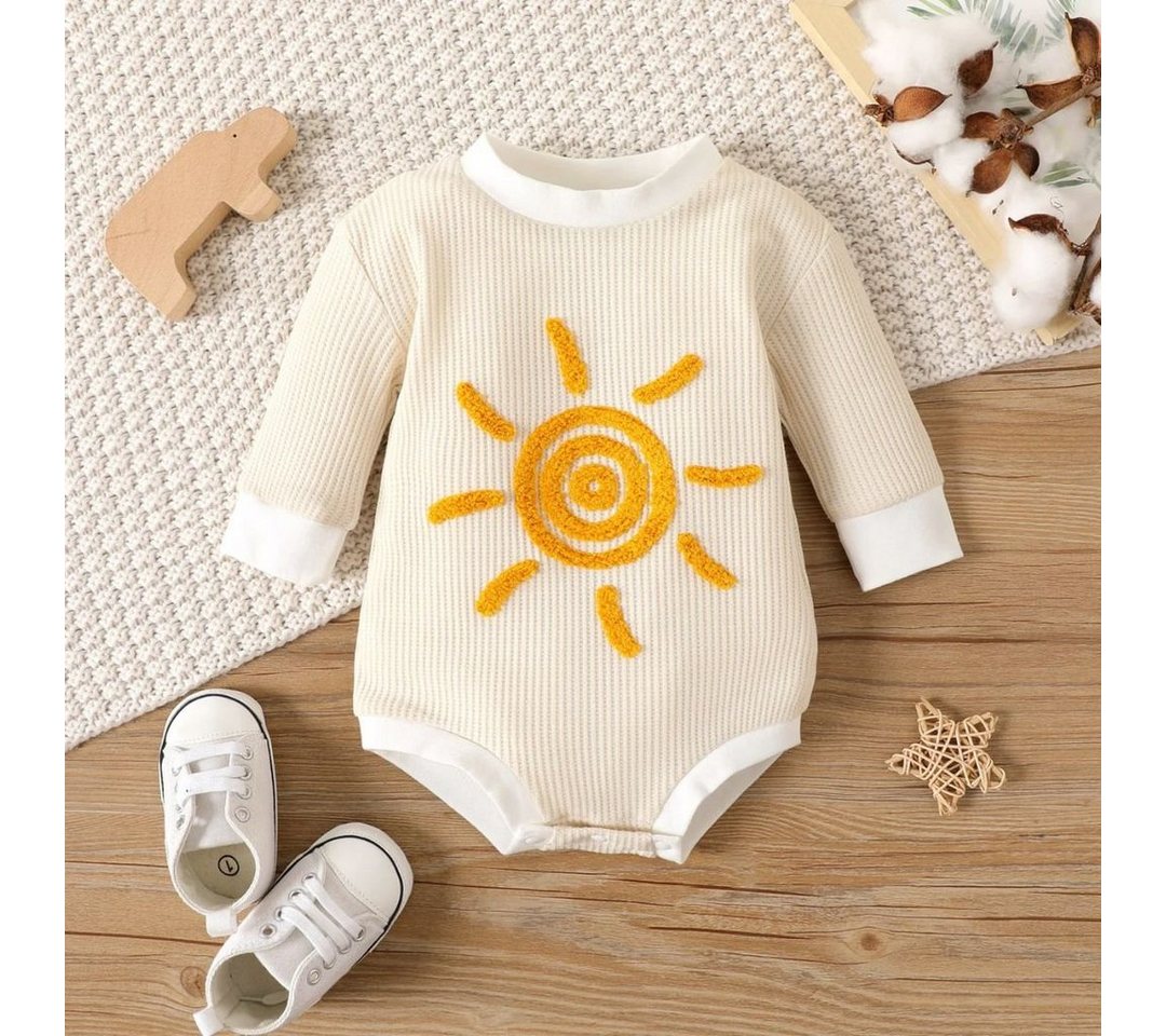 suebidou Body Bequemer Body Langarm für Babys & Kleinkinder mit Sonnenapplikation von suebidou