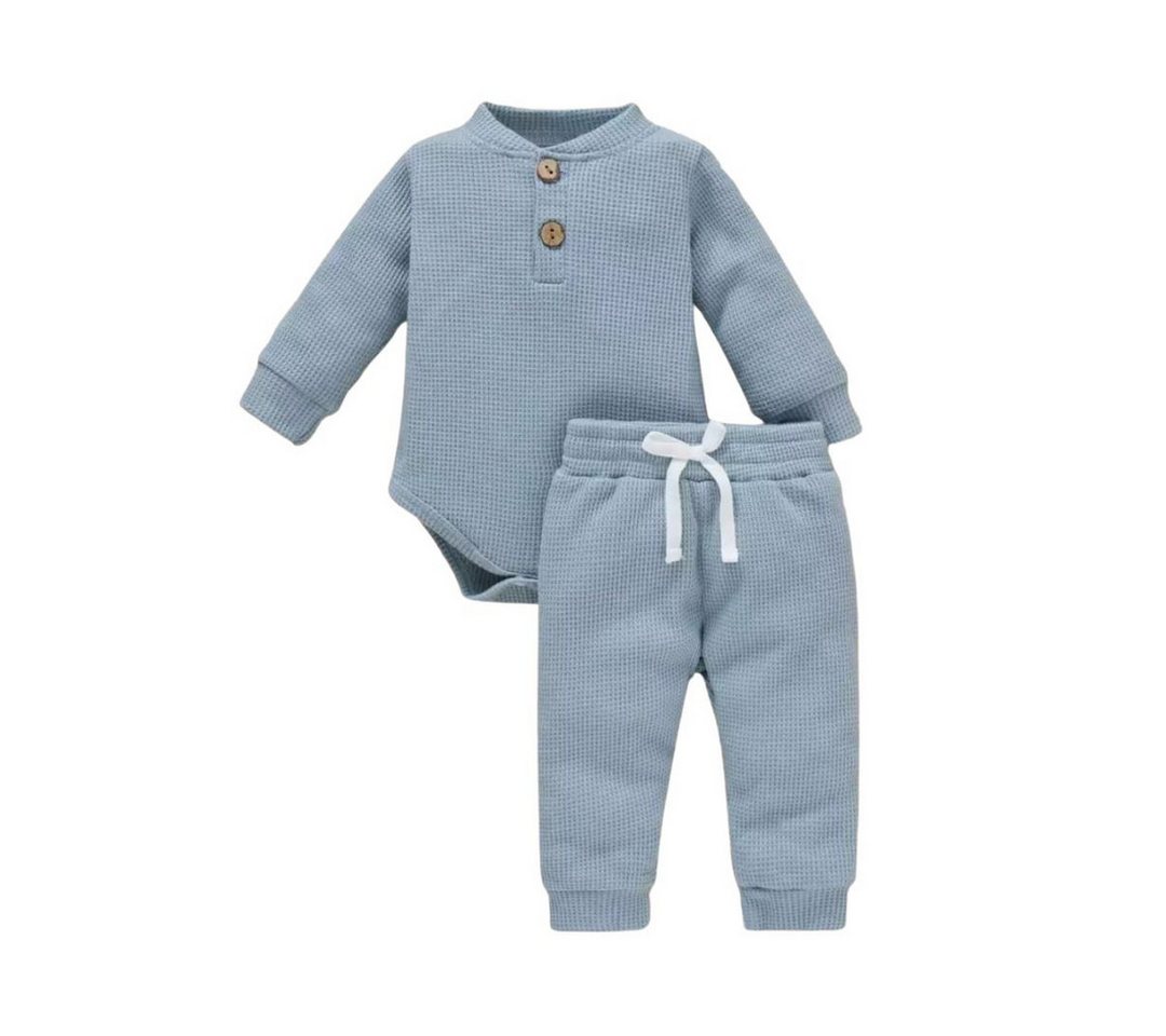 suebidou Body & Hose Baby und Kleinkind Bekleidungsset Outfitset Langarm Body und Jogger (2, Body und Hose) Outfit-Set von suebidou