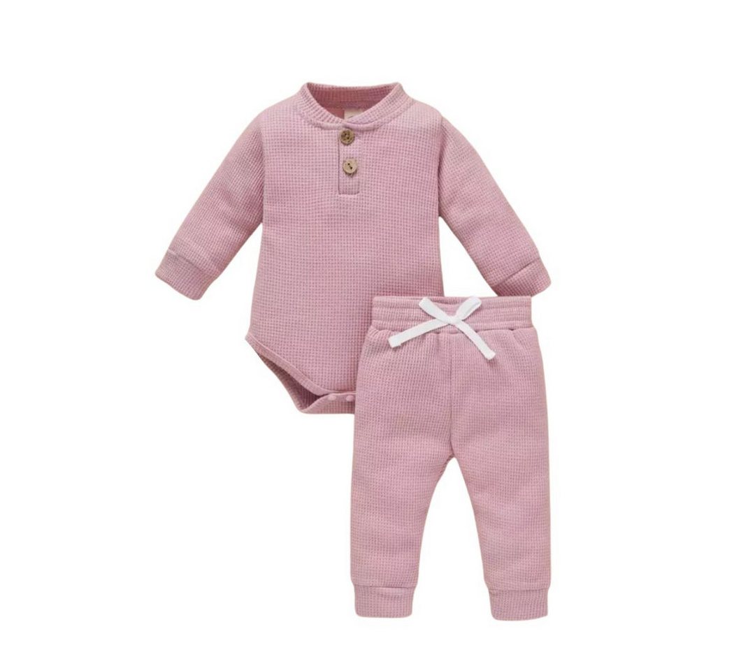 suebidou Body & Hose Baby und Kleinkind Bekleidungsset Outfitset Langarm Body und Jogger (2, Body und Hose) Outfit-Set von suebidou