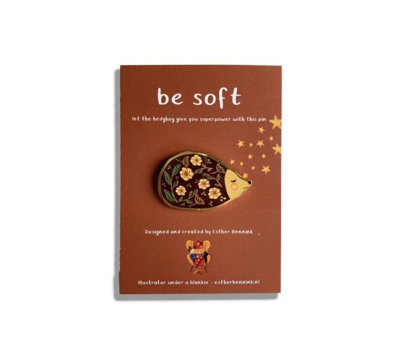 suebidou Brosche Wunderschöne Anstecknadel für Positivität Superpower Pins, Pin mit 2 Verschlüssen von suebidou