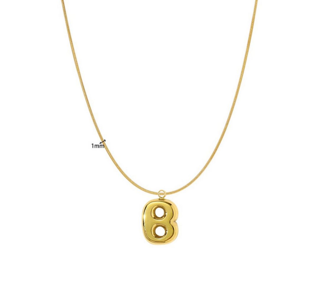 suebidou Charm-Ketten-Set Halskette Classic und Buchstaben-Anhänger von suebidou