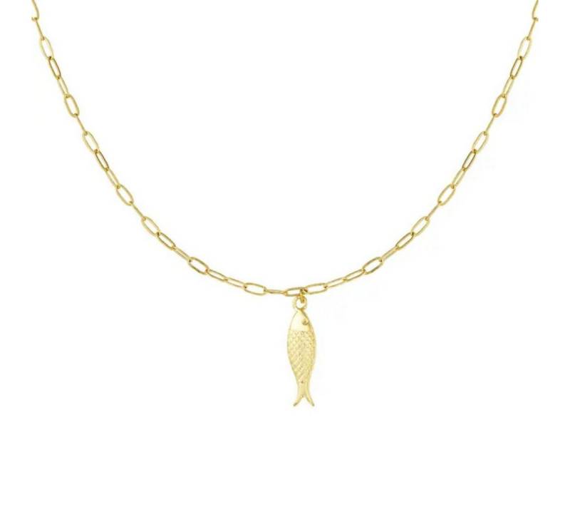 suebidou Edelstahlkette Damen Halskette 'Fisch' gold suebidou Edelstahlkette Damen Halskette 'Fisch' gold von suebidou