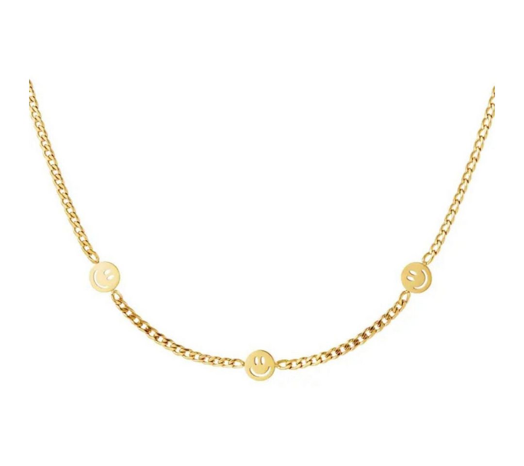 suebidou Edelstahlkette Damen Halskette 'Smileys' suebidou Edelstahlkette Damen Halskette 'Smileys' von suebidou