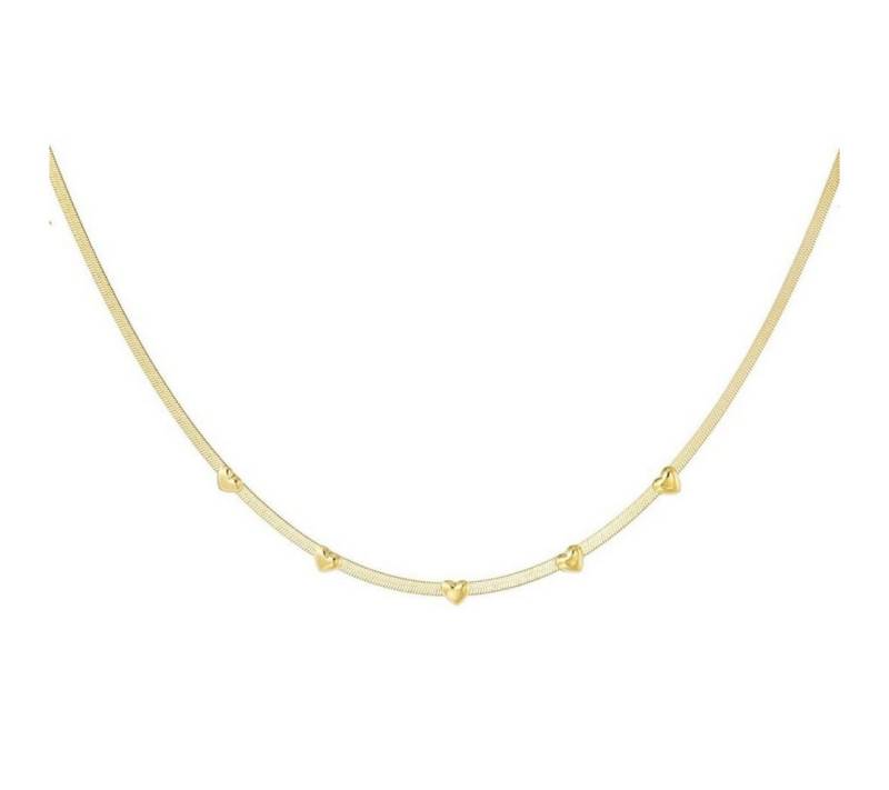 suebidou Edelstahlkette Damen Halskette gold 'Herzen' suebidou Edelstahlkette Damen Halskette gold 'Herzen' von suebidou