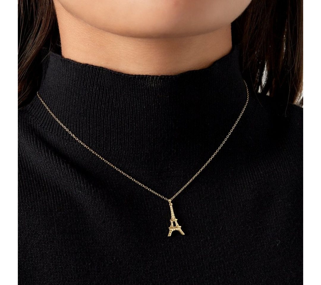 suebidou Edelstahlkette Damen Halskette gold 'Lost in Paris' suebidou Edelstahlkette Damen Halskette gold 'Lost in Paris' von suebidou