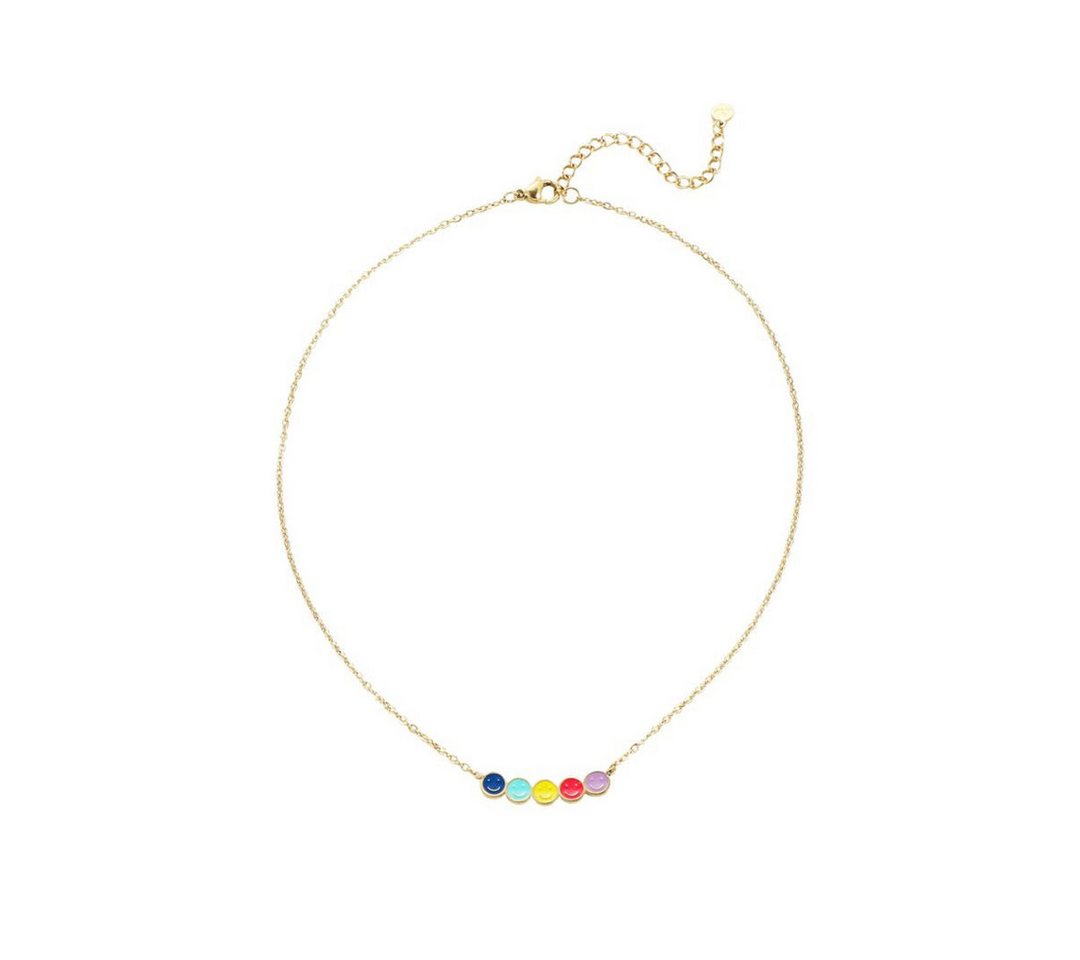 suebidou Edelstahlkette Damen Kette 'Du bist wundervoll' Smileys suebidou Edelstahlkette Damen Kette 'Du bist wundervoll' Smileys von suebidou