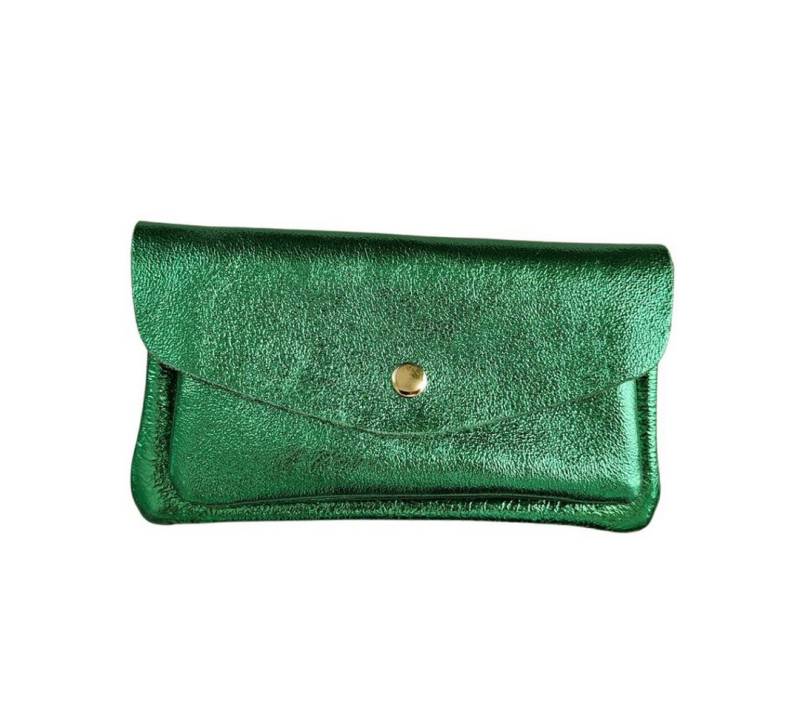 suebidou Geldbörse Damen Brieftasche aus Leder metallic grün suebidou Geldbörse Damen Brieftasche aus Leder metallic grün von suebidou