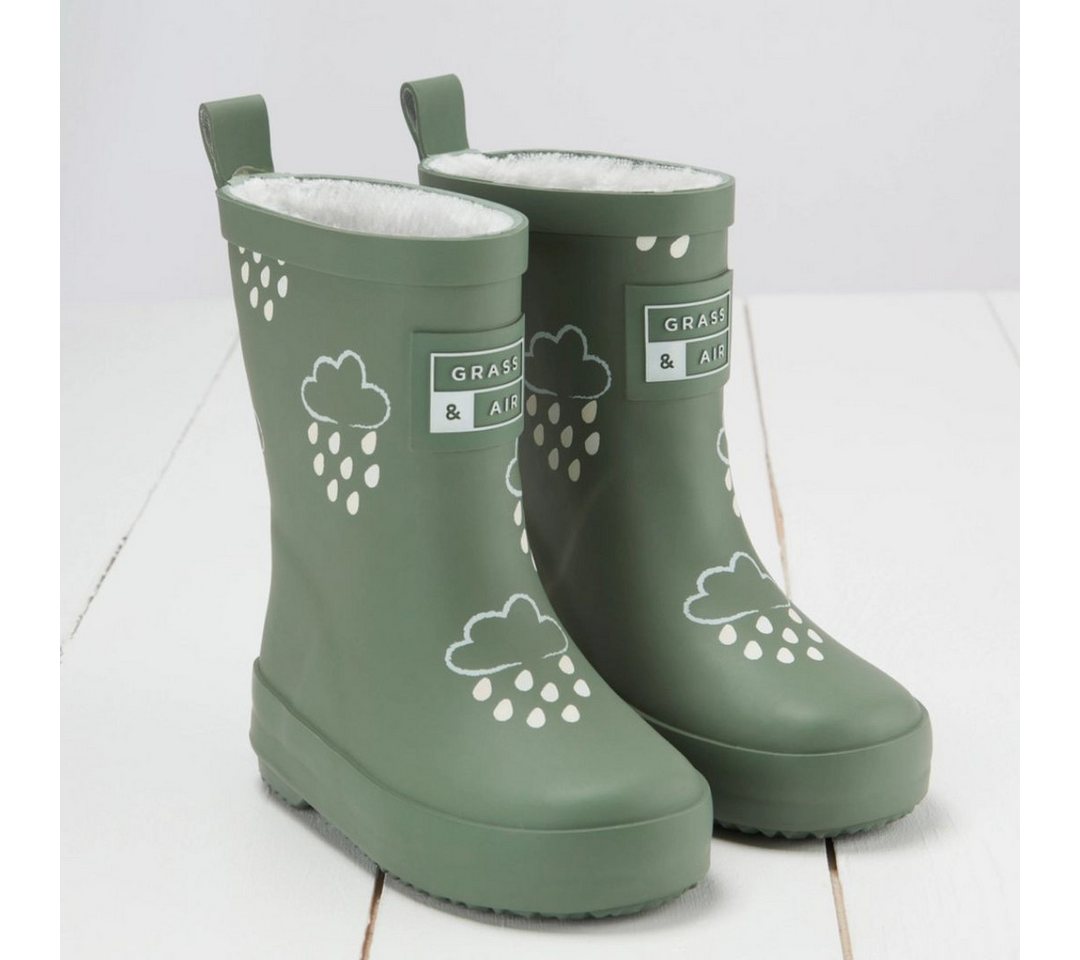 suebidou Gummistiefel für Kinder mit wechselnden Farben und Winterplüsch Inlay Gummistiefel warm, wasserabweisend, mit Farbeffekt von suebidou
