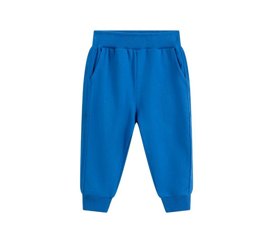 suebidou Jogginghose Frotteehose für Jungen blau Sporthose Freizeithose Stoffhose von suebidou