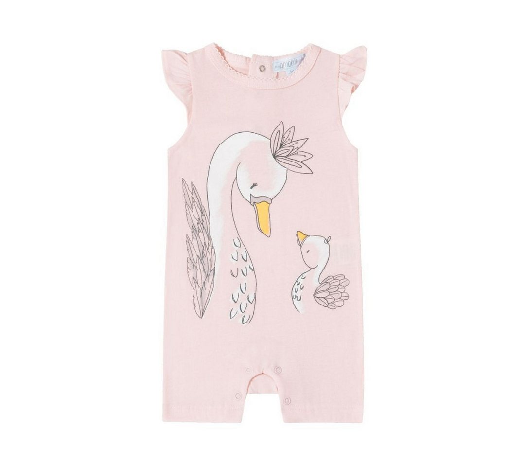 suebidou Kurzoverall Strampler Pyjama für Babys/Kleinkinder mit süßem Print rosa Print von suebidou