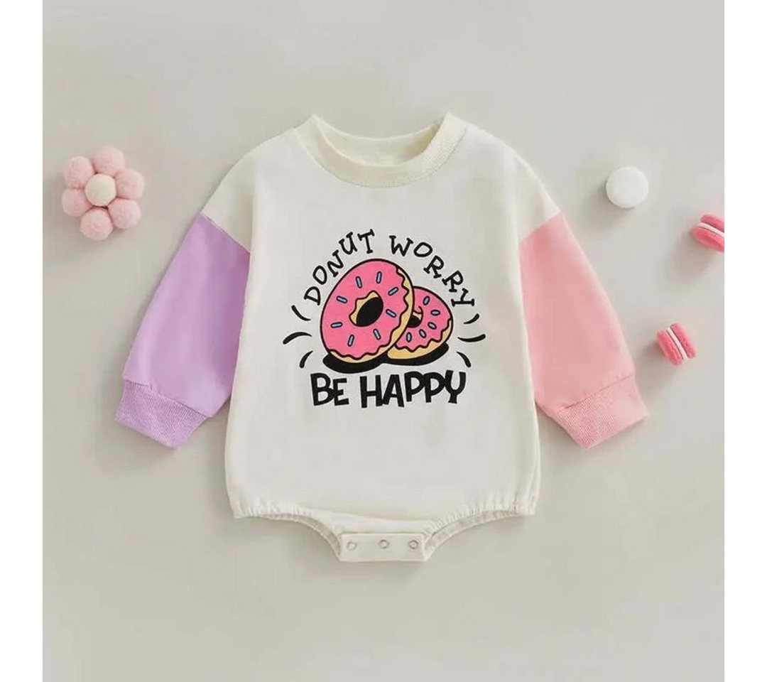 suebidou Langarmbody Body langärmelig Donut worry" Colorblock für Babys & Kleinkinder" von suebidou