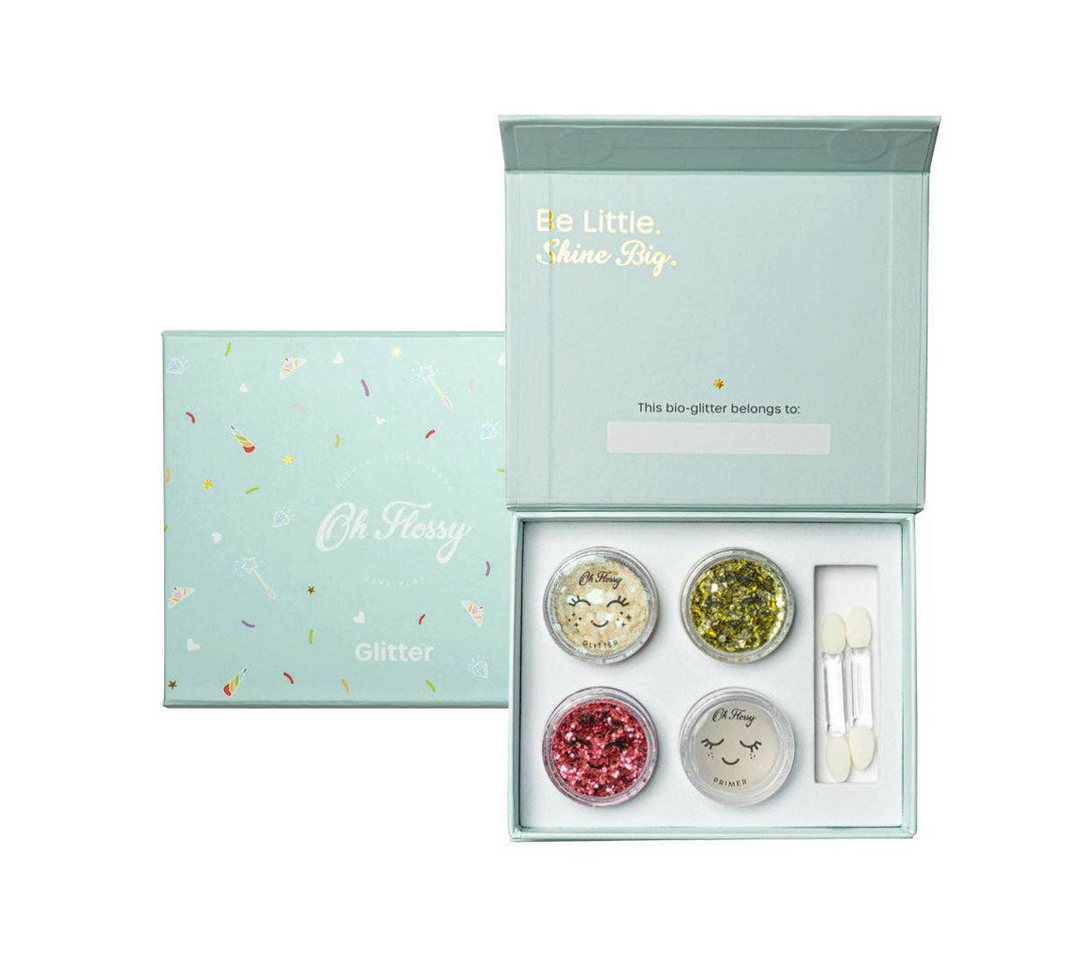 suebidou Make-up Set Kinder Make-Up Glitter Set mit Glitzer-Effekt, nachhaltig, kreativ von suebidou