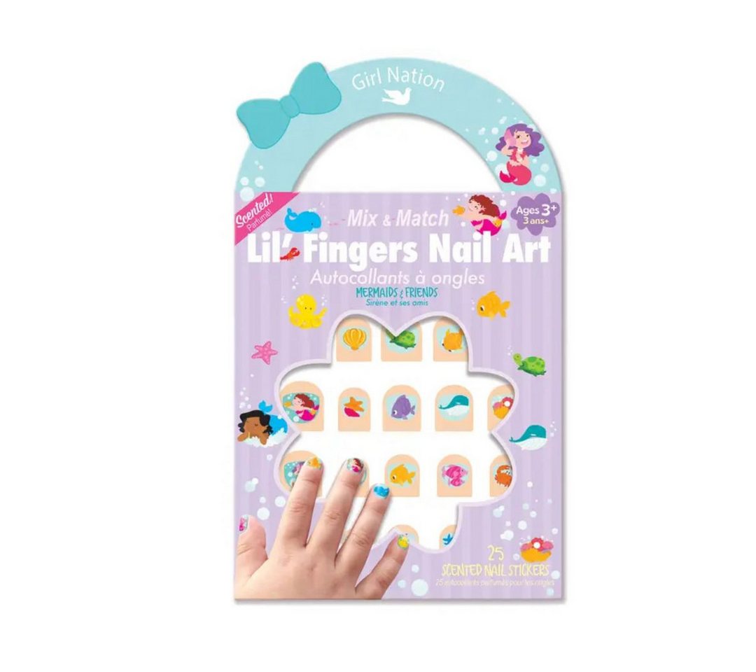 suebidou Nagellack Nagelaufkleber Lil' Fingers Nail Art Aufkleber mit süßen Motiven, nachhaltig, kreativ von suebidou