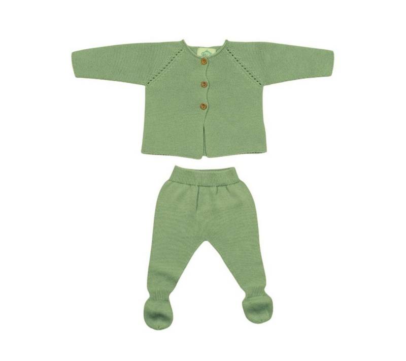 suebidou Neugeborenen-Geschenkset Baby-Set Jäckchen und Hose mit Füßen aus 100% Baumwolle (Jäckchen und Hose mit Füßchen) nachhaltig, kreativ von suebidou
