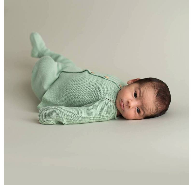 suebidou Neugeborenen-Geschenkset Baby-Set Jäckchen und Hose mit Füßen aus 100% Baumwolle (Jäckchen und Hose mit Füßchen) nachhaltig, kreativ von suebidou