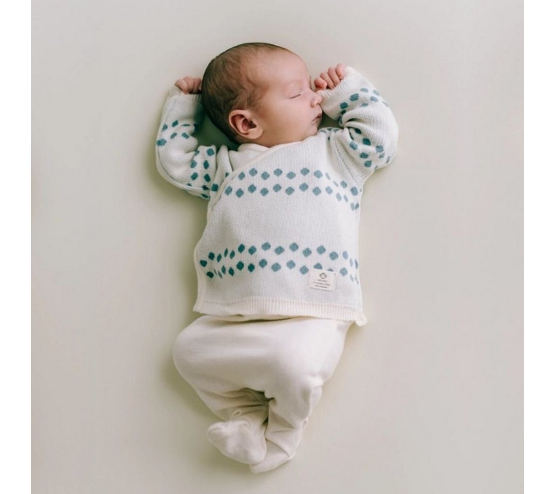 suebidou Neugeborenen-Geschenkset Babyset Newborn Pack 100% Bio-Baumwolle 3 teilig (4 teilig: Hose, Jacke, Mütze, Tasche) nachhaltig, kreativ von suebidou