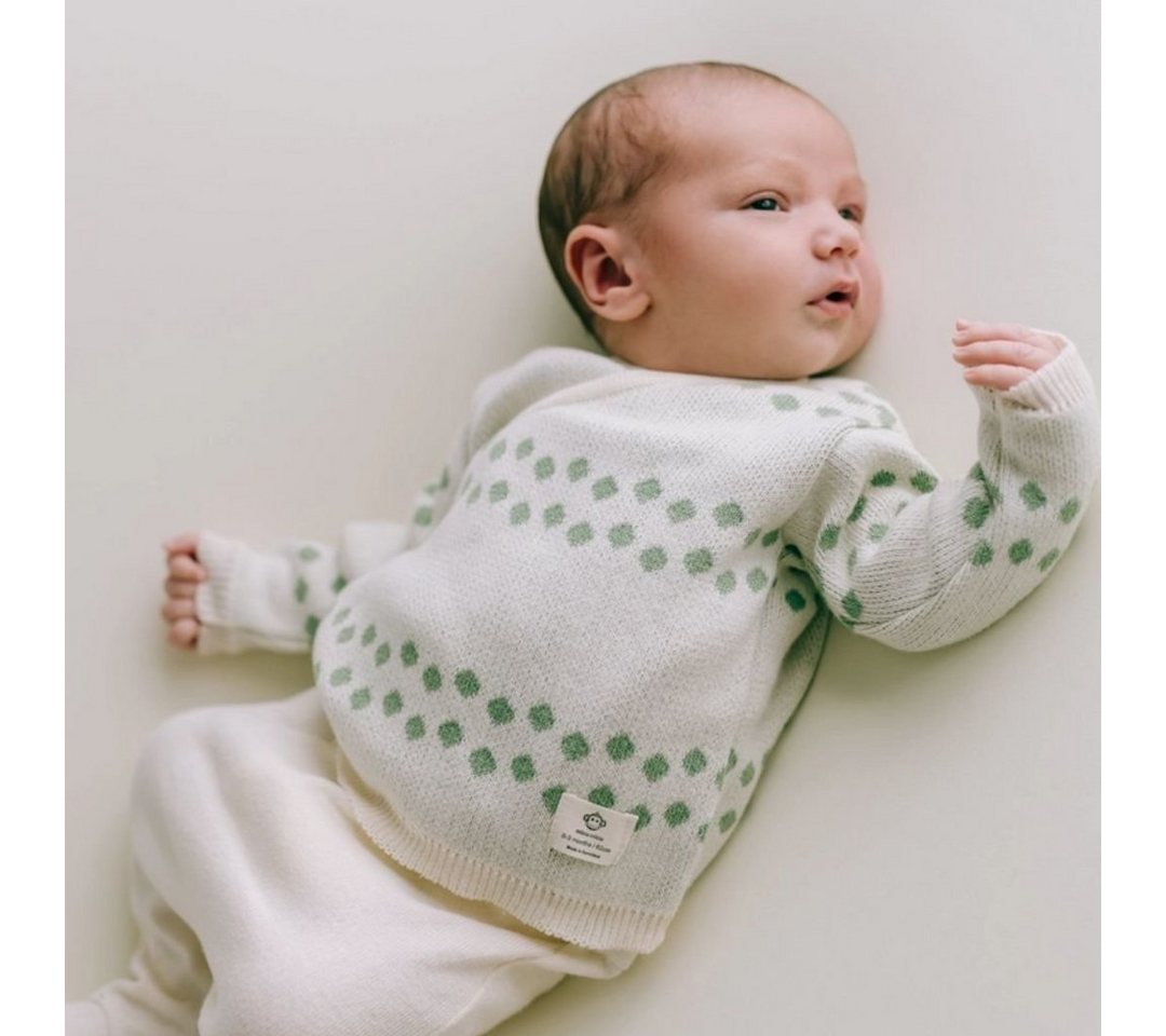 suebidou Neugeborenen-Geschenkset Babyset Newborn Pack 100% Bio-Baumwolle 3 teilig (4 teilig: Hose, Jacke, Mütze, Tasche) nachhaltig, kreativ von suebidou