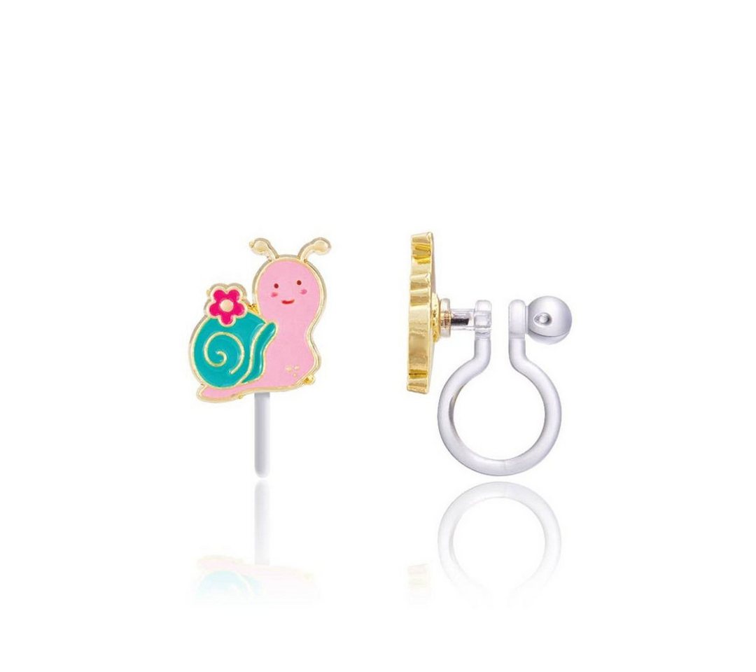 suebidou Ohrclip-Set Cutie Ohrclips Clip On - Ohrringe für Kinder ohne Ohrlöcher, Edelstahl, Emaille und Silikon hypoallergen von suebidou