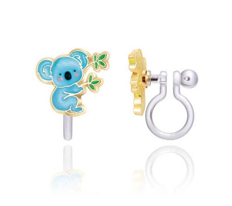 suebidou Ohrclip-Set Cutie Ohrclips Clip On - Ohrringe für Kinder ohne Ohrlöcher, Edelstahl, Emaille und Silikon hypoallergen von suebidou