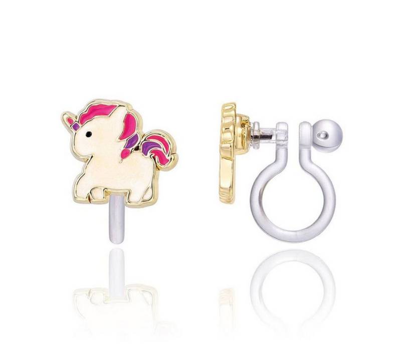 suebidou Ohrclip-Set Cutie Ohrclips Clip On - Ohrringe für Kinder ohne Ohrlöcher, Edelstahl, Emaille und Silikon hypoallergen von suebidou