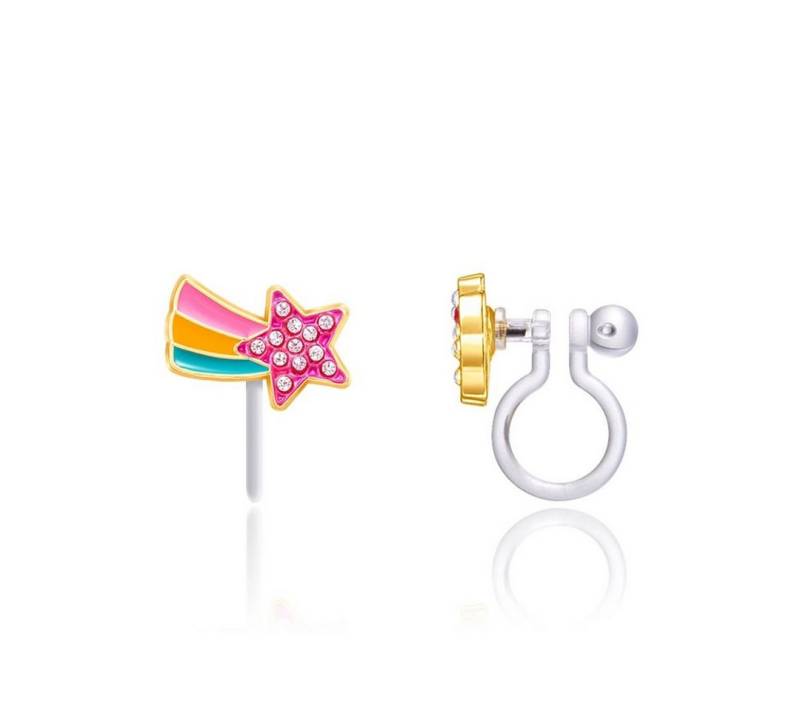 suebidou Ohrclip-Set Cutie Ohrclips Clip On - Ohrringe für Kinder ohne Ohrlöcher, Edelstahl, Emaille und Silikon hypoallergen von suebidou