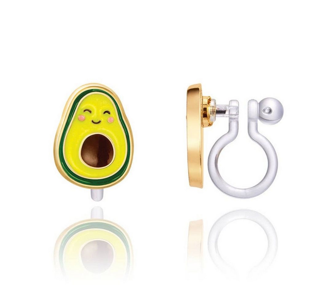 suebidou Ohrclip-Set Cutie Ohrclips Clip On - Ohrringe für Kinder ohne Ohrlöcher, Edelstahl, Emaille und Silikon hypoallergen von suebidou