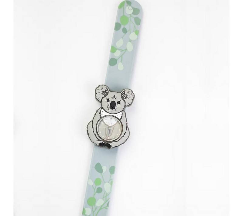 suebidou Quarzuhr Slap Watch Slap Armbanduhr für Kinder mit Tiermotiv, (Batterie kann gewechselt werden) von suebidou