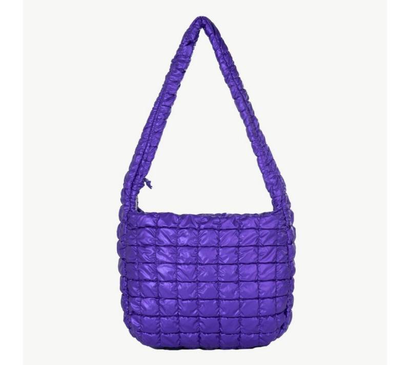 suebidou Schultertasche Damen Umhängetasche unifarben plissierte gesteppte Tasche, mit praktischem Hauptfach von suebidou