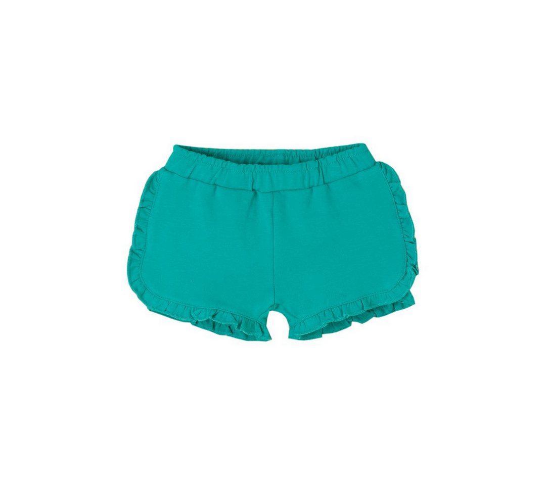 suebidou Shorts kurze Sommershorts Stoffhose Mädchen grün mit Rüschen Baby/Kleinkind Rüschen von suebidou