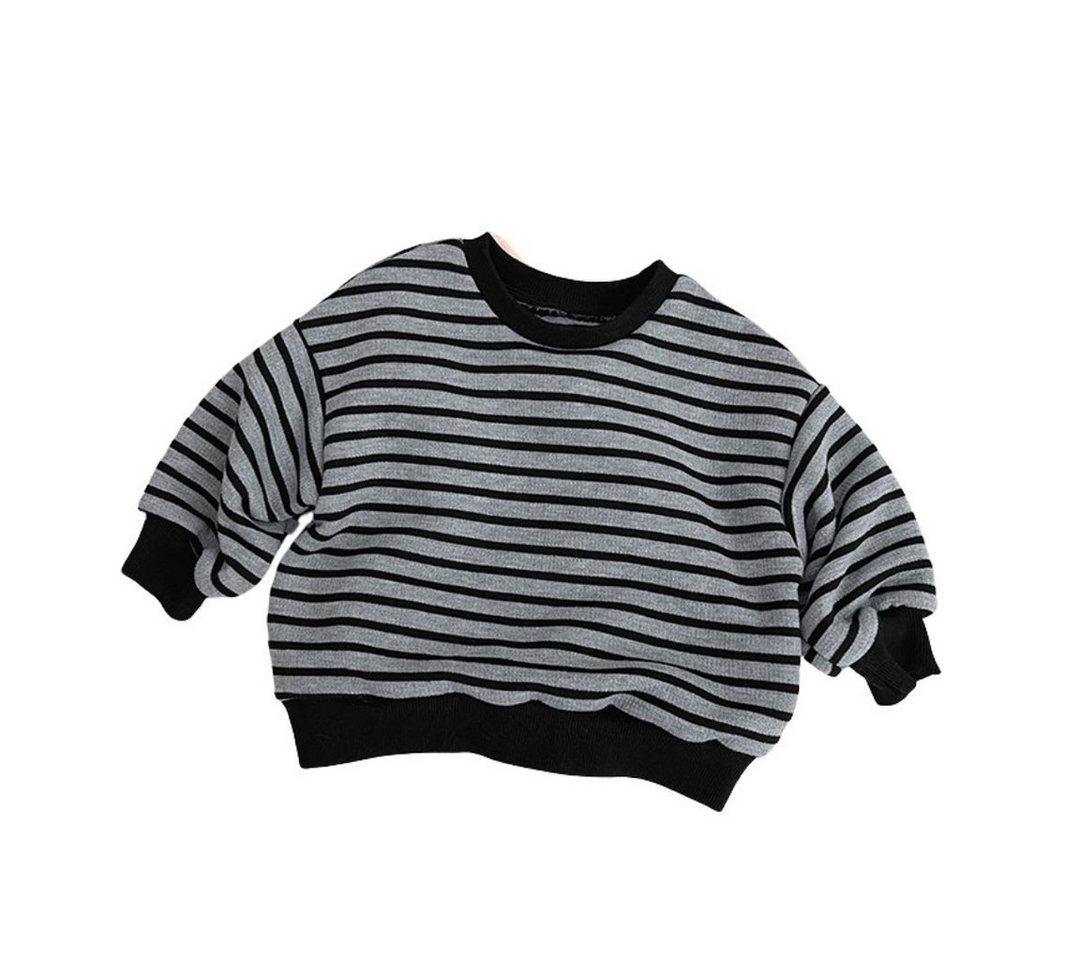 suebidou Sweatshirt Modischer Pullover für Jungen Streifenlook geplüscht nachhaltig, kreativ von suebidou