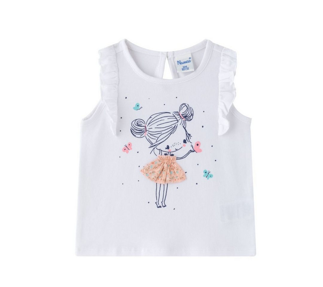 suebidou T-Shirt Sommershirt mit Mädchen Print und 3D Effekt Baby und Kleinkind von suebidou