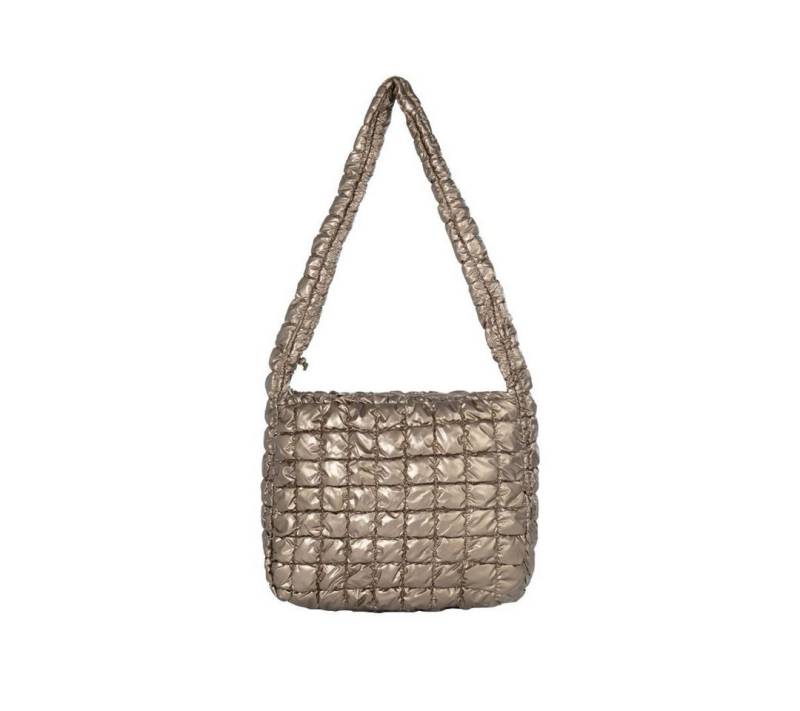 suebidou Umhängetasche Umhängetasche unifarben 'plissierte Schultertasche' gold von suebidou