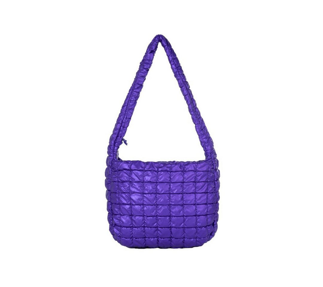 suebidou Umhängetasche Umhängetasche unifarben 'plissierte Schultertasche' lila von suebidou