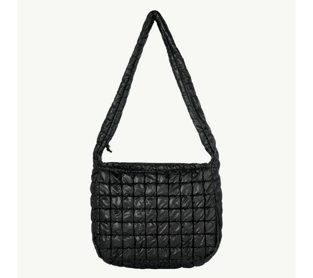 suebidou Umhängetasche Umhängetasche unifarben 'plissierte Schultertasche' schwarz von suebidou