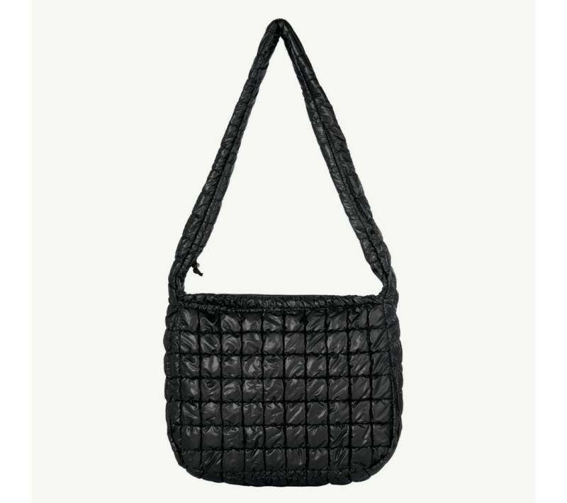 suebidou Umhängetasche Umhängetasche unifarben 'plissierte Schultertasche' schwarz von suebidou