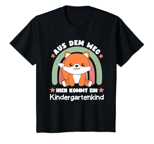 Aus Dem Weg Hier Kommt Ein Kindergartenkind Fuchs Kinder T-Shirt von süße Tier Kindergarten Motive jetzt entdecken