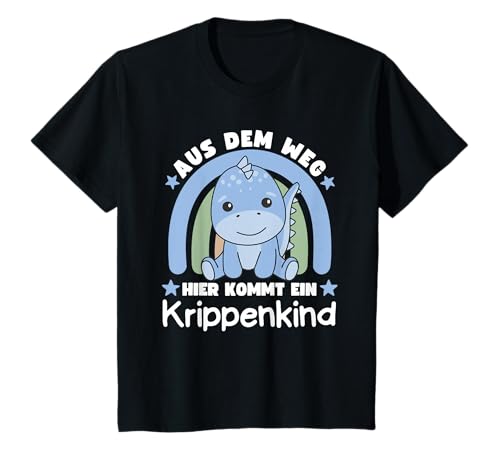 Aus Dem Weg Hier Kommt Ein Krippenkind Dino Kinder T-Shirt von süße Tier Kinderkrippe Motive jetzt entdecken