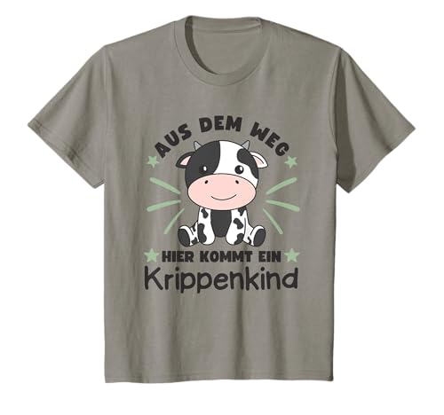 Aus Dem Weg Hier Kommt Ein Krippenkind Kuh Kinder T-Shirt von süße Tier Kinderkrippe Motive jetzt entdecken