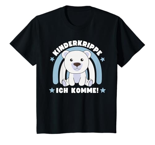 Kinderkrippe Ich Komme! Eisbär Kinder T-Shirt von süße Tier Kinderkrippe Motive jetzt entdecken