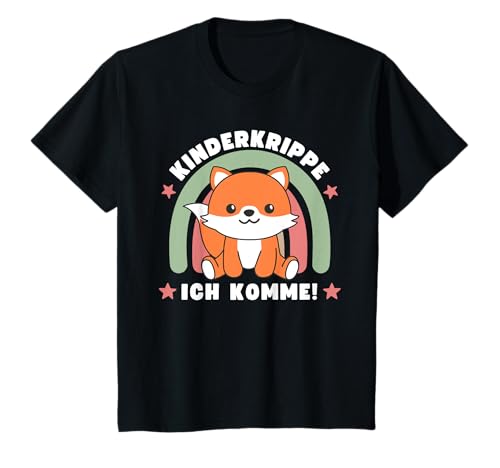 Kinderkrippe Ich Komme! Fuchs Kinder T-Shirt von süße Tier Kinderkrippe Motive jetzt entdecken