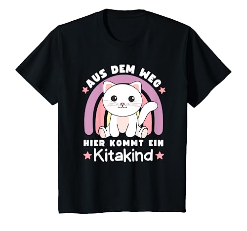 Kinder Aus Dem Weg Hier Kommt Ein Kitakind Katze Kinder T-Shirt von süße Tier Kita Motive jetzt entdecken