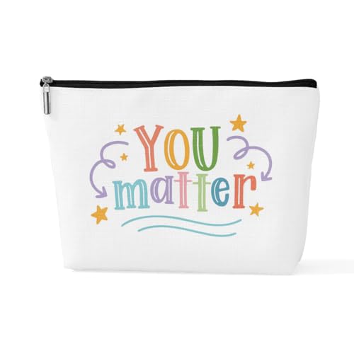 Inspirierende Make-up-Tasche für psychische Gesundheit, Selbstliebe, Ermutigungsgeschenke für Frauen, Berater, Therapeutin, Lehrer, Mutter, Freundin, Muttertag, Geburtstag, positive Bestätigungen, von sugargoo