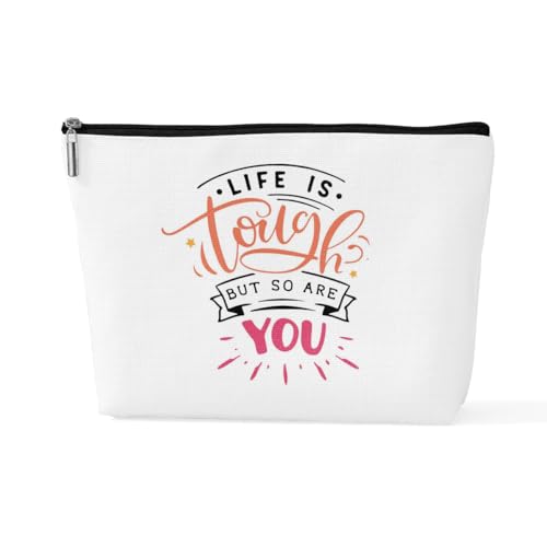 Inspirierende Make-up-Tasche für psychische Gesundheit, positive Bestätigungen, Geschenke für Frauen, Beraterin, Therapeutin, Bestie, Tochter, Muttertag, Geburtstag, Bewusstsein für psychische von sugargoo