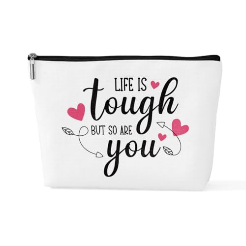 Inspirierende Make-up-Tasche für psychische Gesundheit, positive Bestätigungen, Geschenke für Frauen, Psychologin, Therapeutin, Cousine, Mutter, Muttertag, Geburtstag, Kosmetiktasche, Robust02, von sugargoo