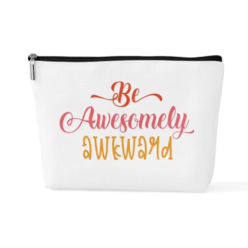 Mental Health Gifts, Self Love Funny Makeup Bag, Positive Affirmations Gifts for Women Her Counselor Therapy Sister Coworker Mothers Day Birthday Gifts, Mental Health Awareness Cosmetic Bag, von sugargoo