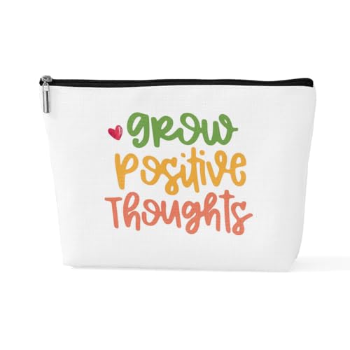 Positive Affirmationsgeschenke, inspirierende Make-up-Tasche, Ermutigungsgeschenke für Frauen, beste Kollegin, Mutter, Tochter, Muttertag, Geburtstag, psychische Gesundheit, Kosmetiktasche, Positiv03, von sugargoo