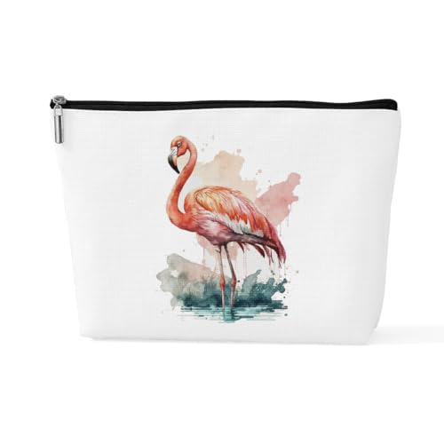 sugargoo Flamingo-Geldbörse, Reise-Make-up-Tasche, Kosmetiktasche, Flamingo-Geschenke für Frauen, Flamingo-Liebhaber, Flamngo3, 10*7*2.5 inches von sugargoo